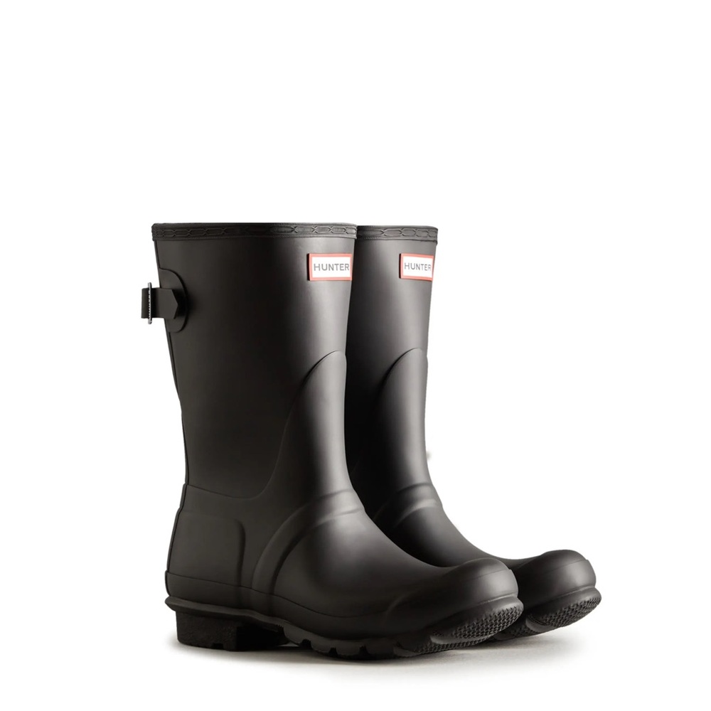 Hunter Women’s Original Short Rain Boots - Black - US Size 9 / EU 40